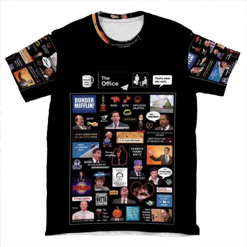 The Office Us Montage AOP T-shirt Tee