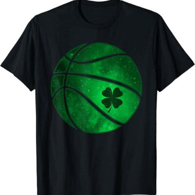 Basketball Shamrock Lucky Clover Irish St Patrick’s Day Shirt