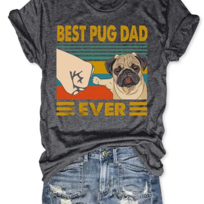 Best Pug Dad Ever Shirt