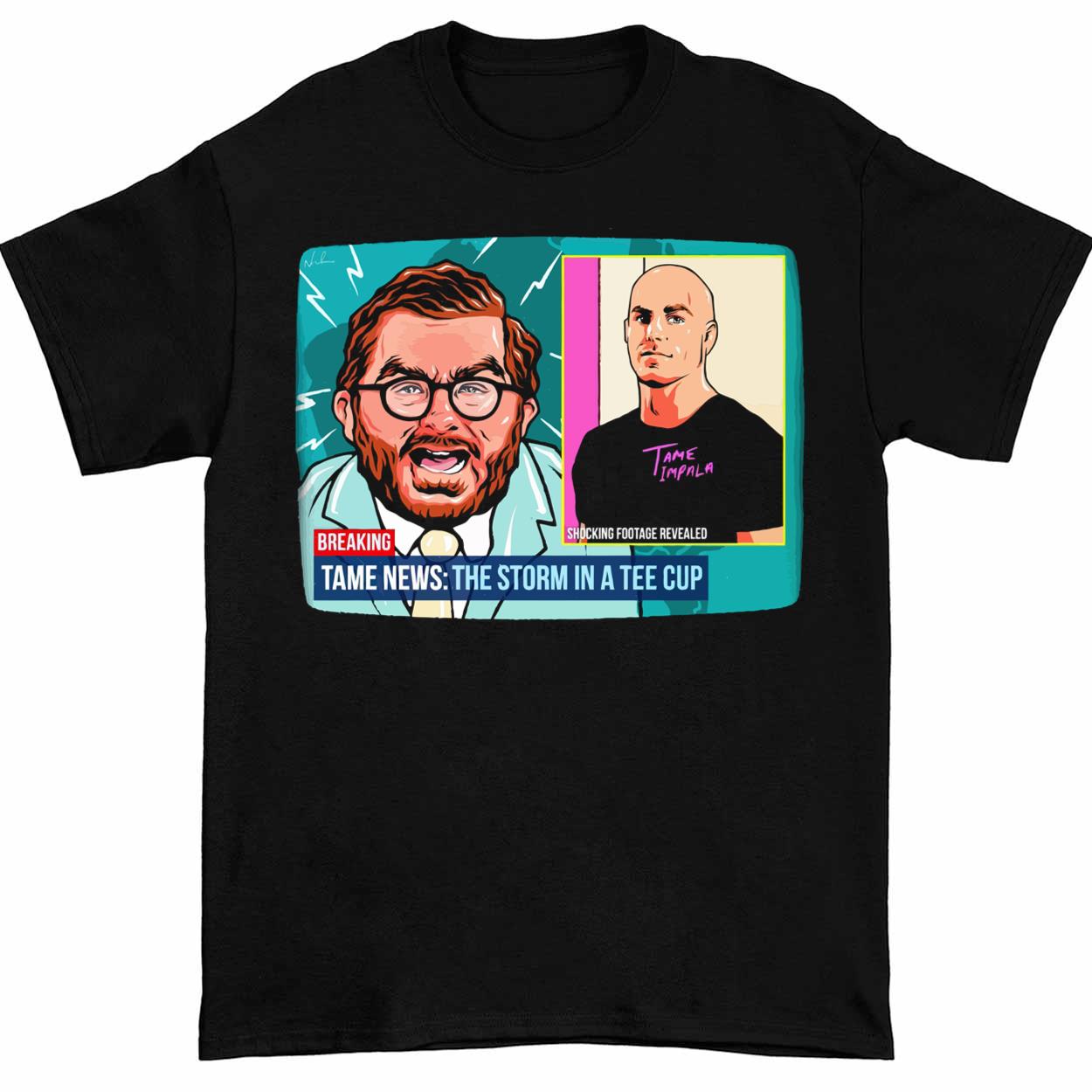 Caleb Bond David Pocock Tame News The Storm In A Tee Cup Shirt