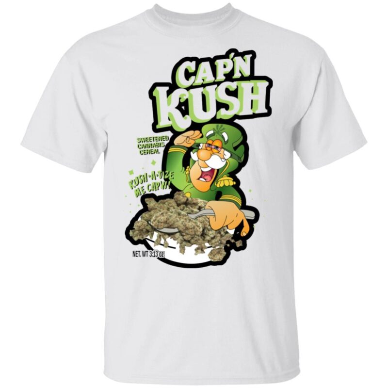 Capn kush sweetened cannabis cereal shirt