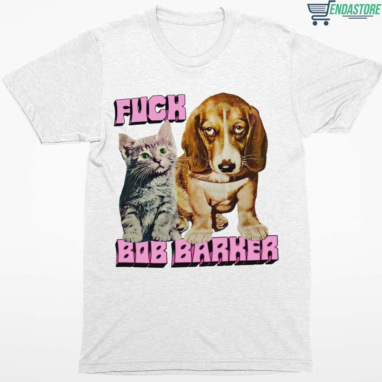 Cat And Dog Fck Bob Barker Shirt