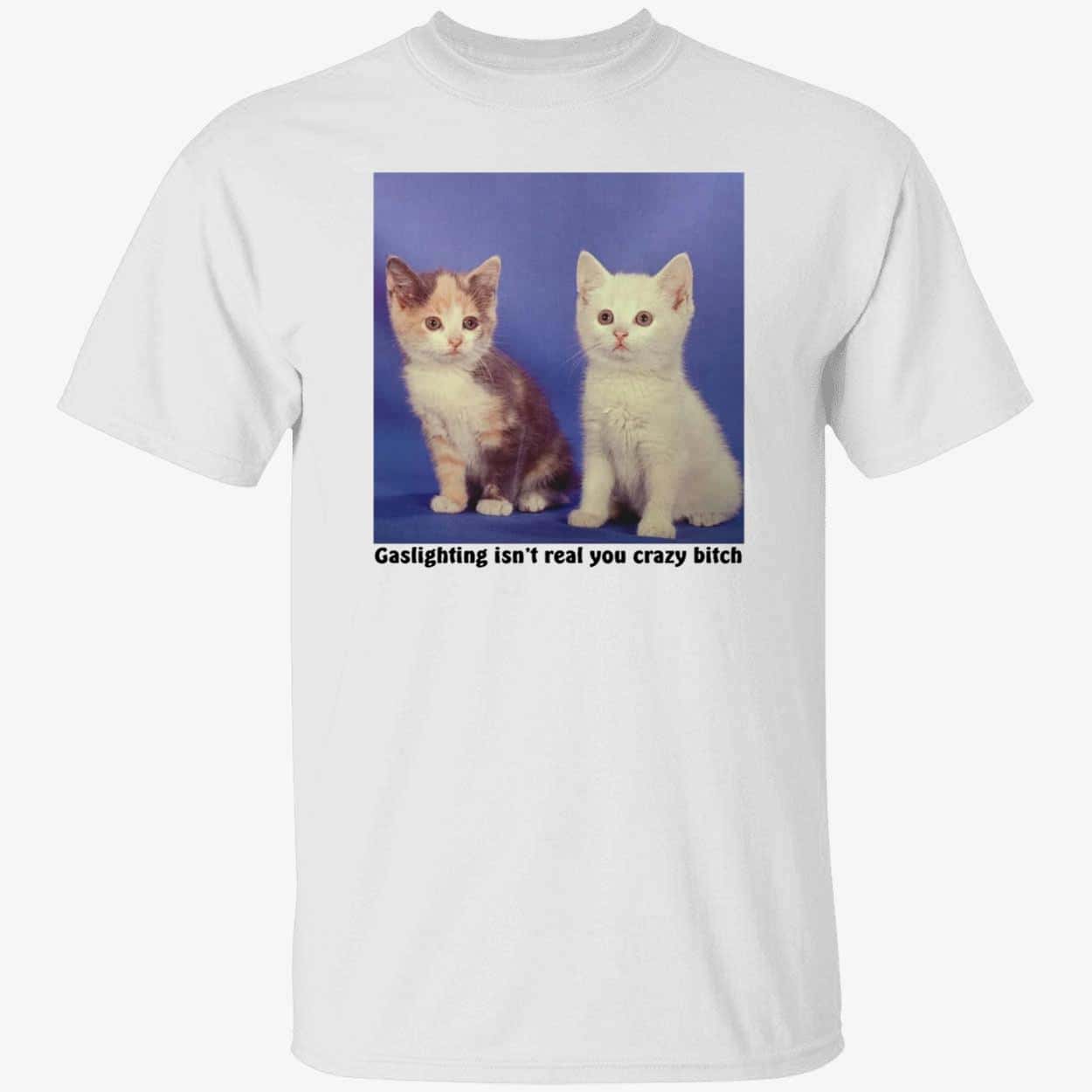 Cat Gaslighting Isn’t Real You Crazy B*tch Shirt