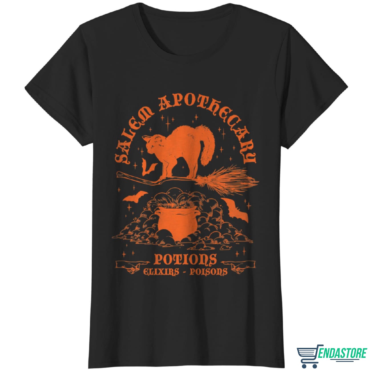 Cats Salem Apothecary Black Cat Witch 140 Shirt