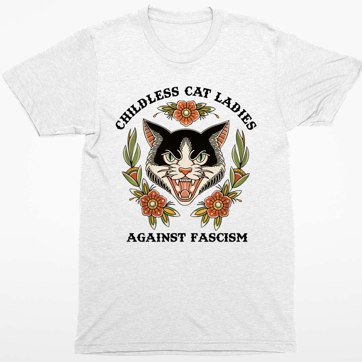 Childless Cat Ladies Against Fascism Shirt