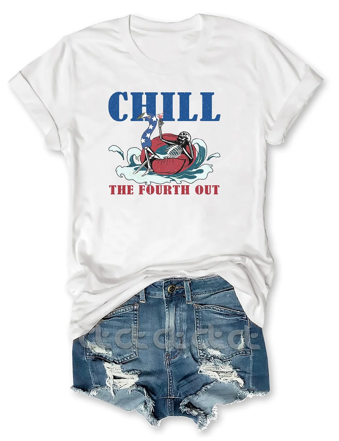 Chill The Fourth Out 4th Of July Shirt