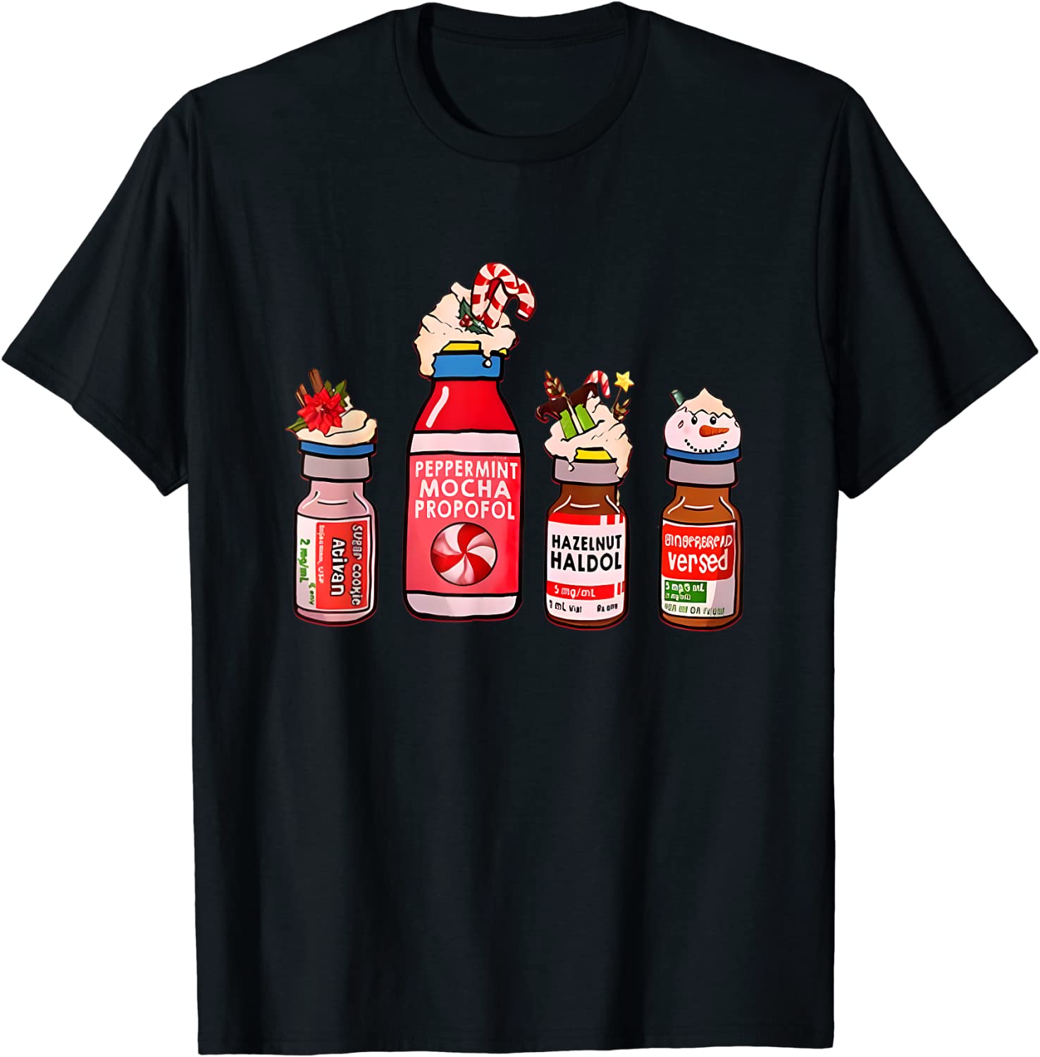 Christmas tee crna pacu er ed icu cricital care nurse shirt