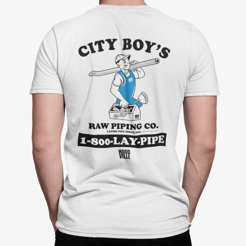 City Boy’s Raw Piping Co 1800 Lay Pipe T-Shirt