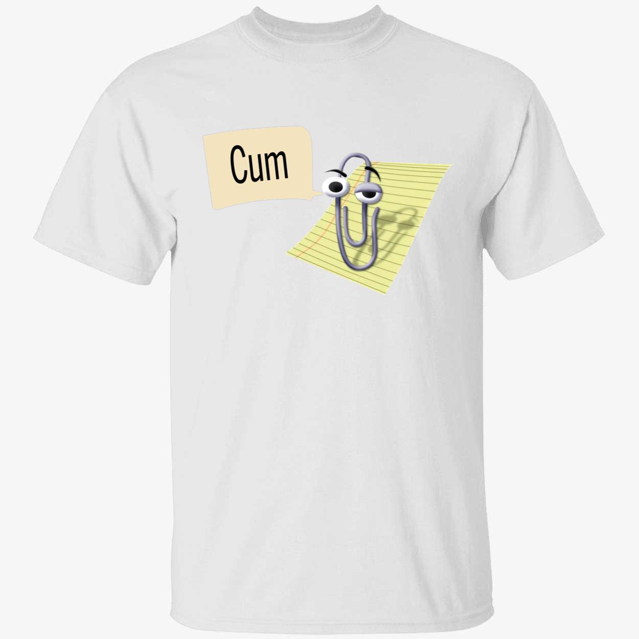 Clippy c*m shirt,