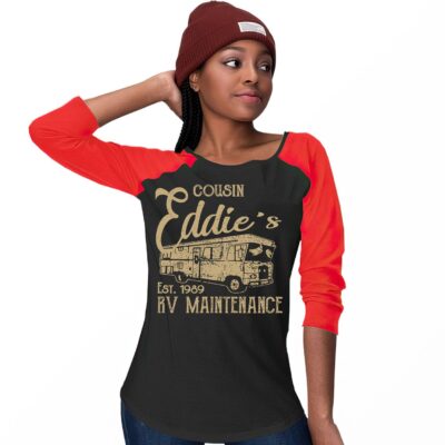 Cousin Eddie’s est 1989 RV maintenance raglan shirt