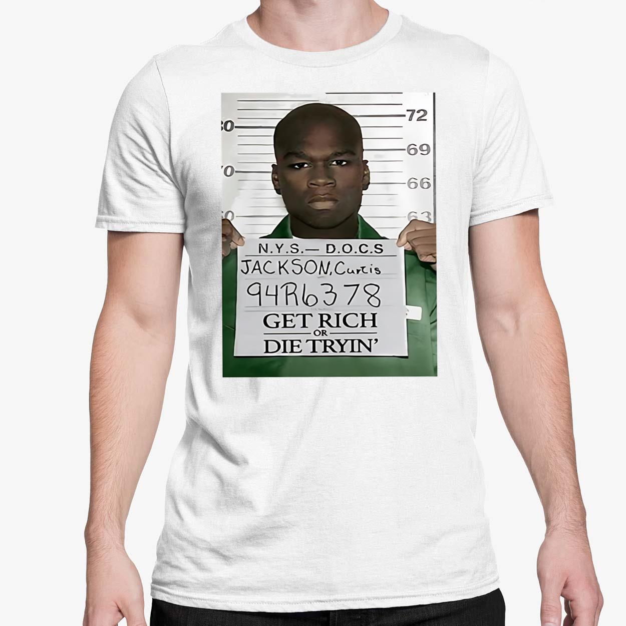 Dababy Jackson Curtis Mugshot Get Rich Or Die Tryin Shirt