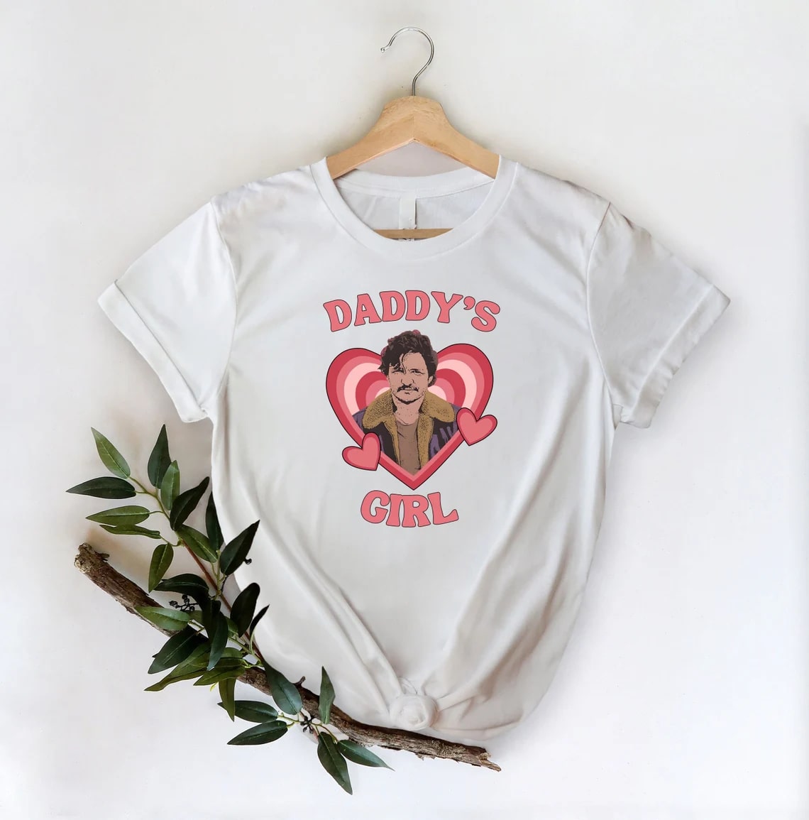 Daddy's Girl Pedro Pascal Shirt, Fireflies Shirt, Pedro Pascal Fan Gifts, Pascal Tribute Celebrity Shirt, Javier Pena Shirt