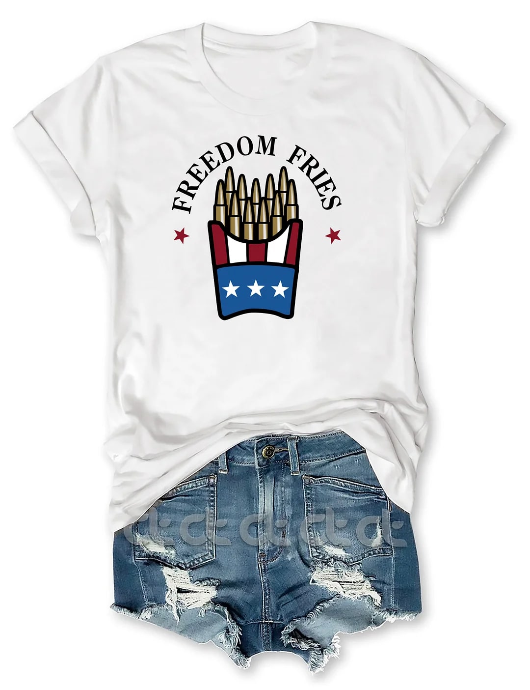 Freedom Fries 4th Of July Shirt
