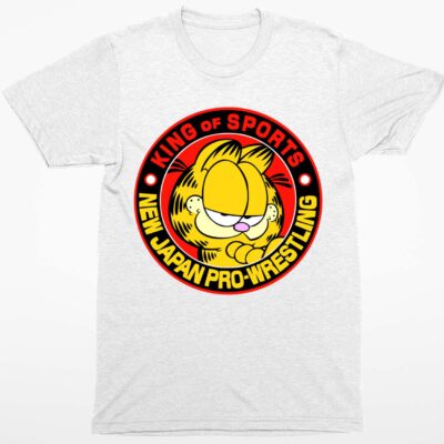 Garfield King Of Sports New Japan Pro Wrestling Shirt