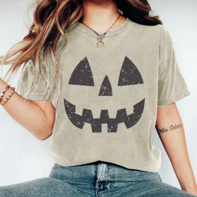Halloween face shirt
