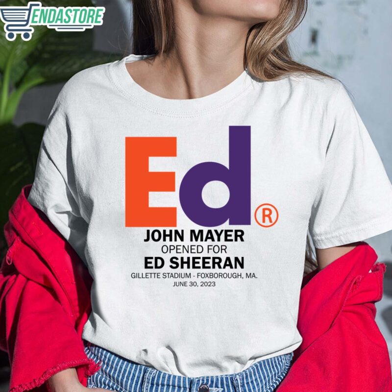 John Mayer Ed Sheeran shirt