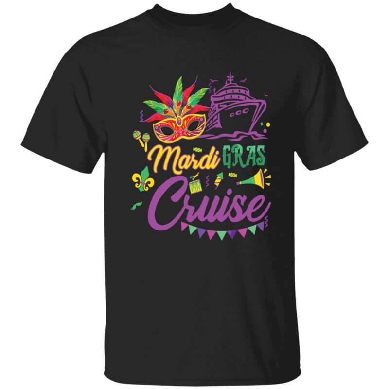 Mardi gras cruise cruising mask cruise ship party costume shirt