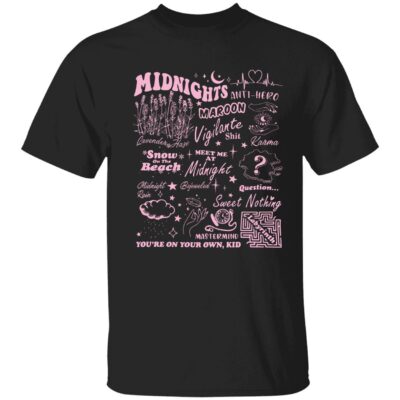 Midnights Tracklist meet me at midnight shirt