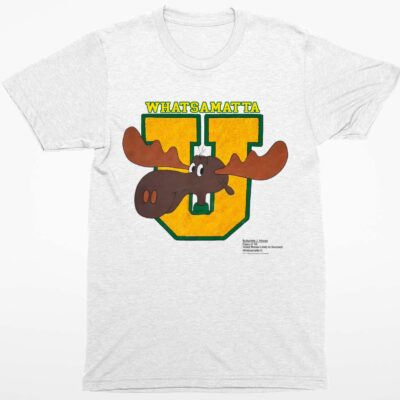 Vintage 90s Whatsamatta Bullwinkle J.Moose Shirt