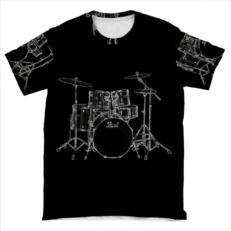 Drums AOP T-shirt Tee