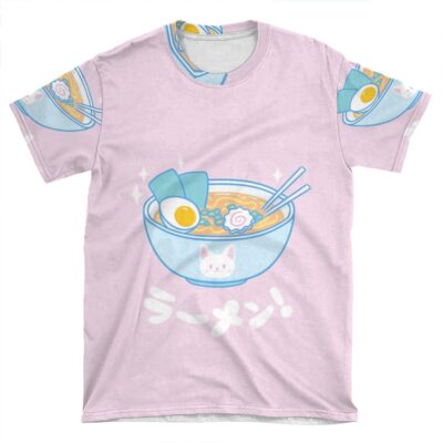 Cute Ramen AOP T-shirt Tee