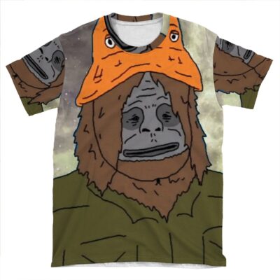 Big Lez Show - Trippy Sassy Sasquatch AOP T-shirt Tee