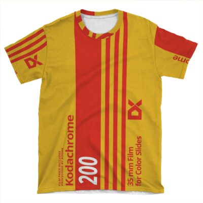 Kodachrome 200 - Retro Kodak Film AOP T-shirt Tee