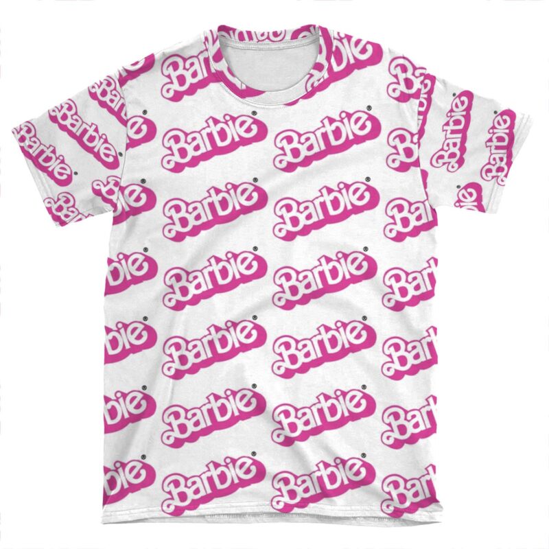 Barbie Classic Logo AOP T-shirt Tee