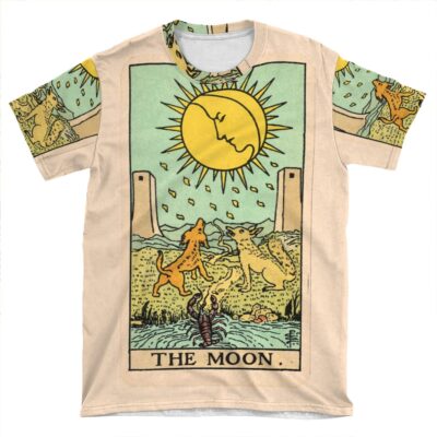 Tarot Card - The Moon AOP T-shirt Tee