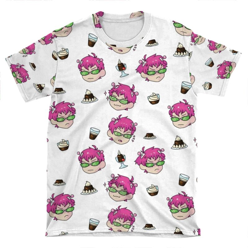 Saiki K 2 AOP T-shirt Tee