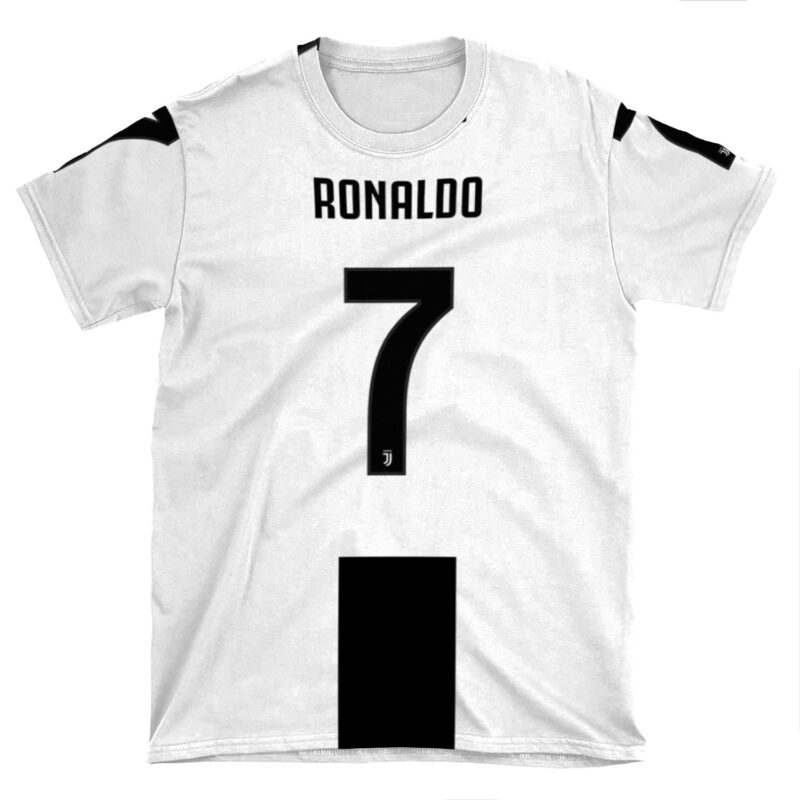 Juventus Home Shirt 18/19 Ronaldo Phone AOP T-shirt Tee