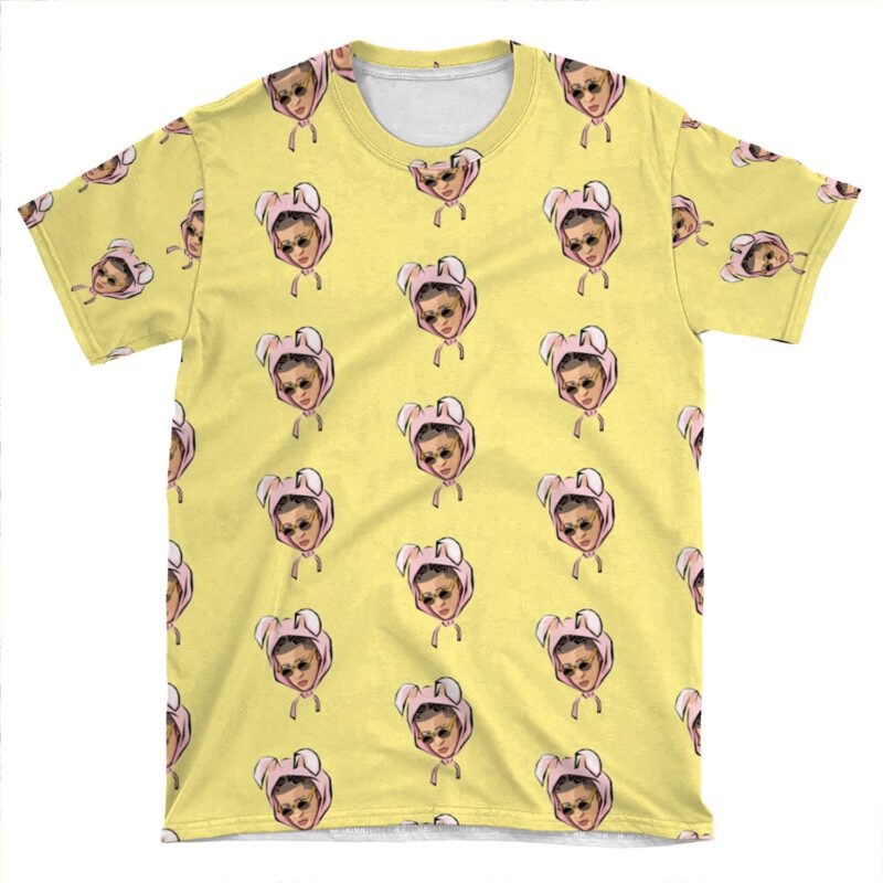 Bad Bunny 2 AOP T-shirt Tee
