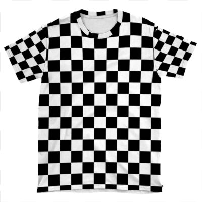 Check AOP T-shirt Tee