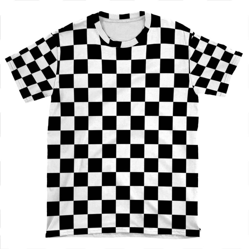 Check AOP T-shirt Tee