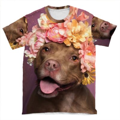 Flower Power, Topaz AOP T-shirt Tee